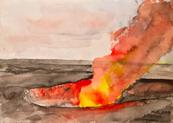 Dana Ciric - Halemaumau Vulkan in Hawaii